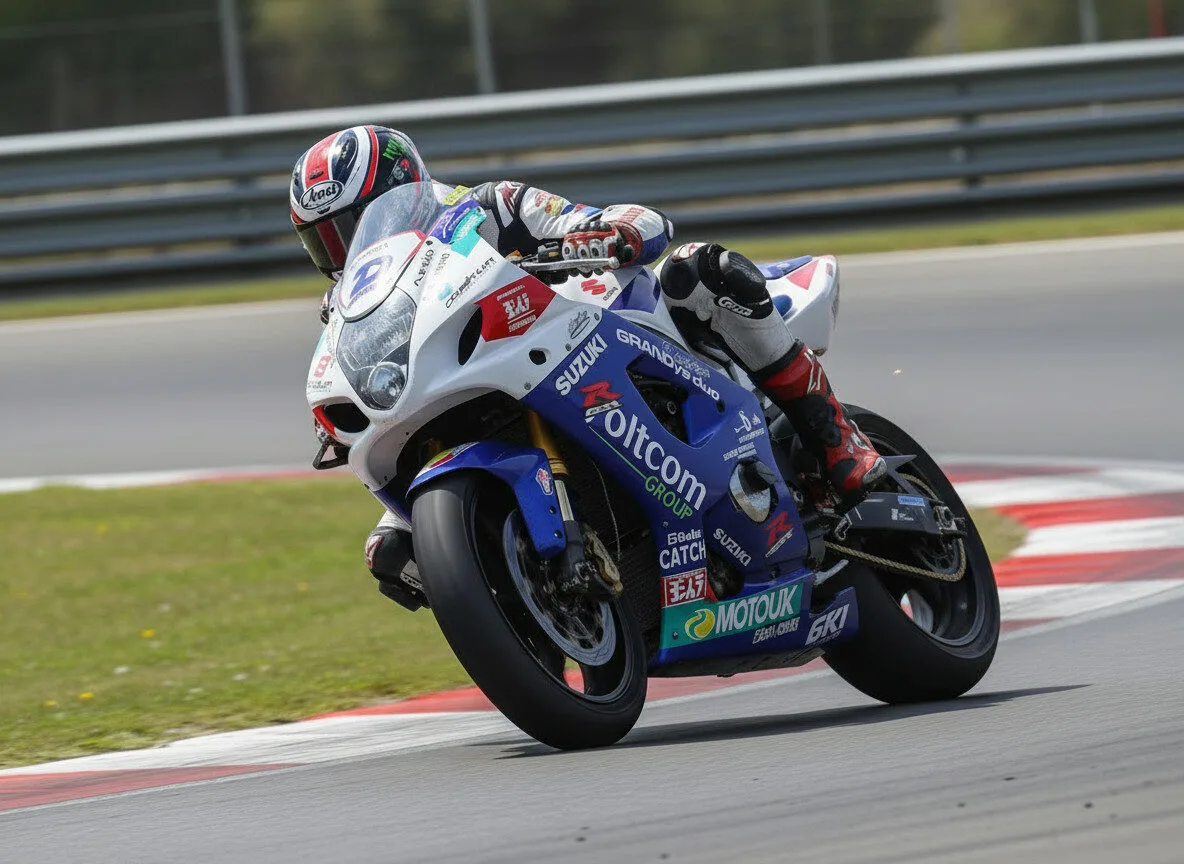 My GSXR1000 on track